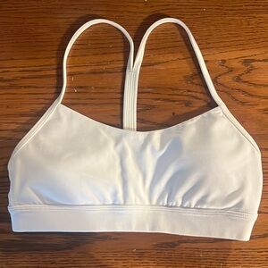 lululemon womens flow y bra size 6 white